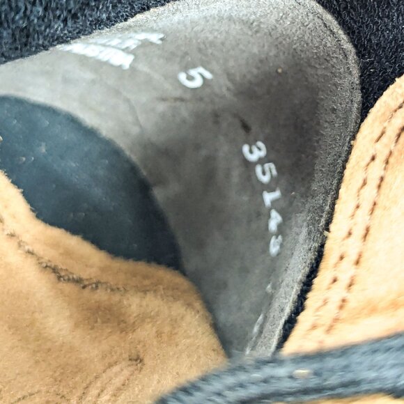 Paul Green Women Brown Leather Lace-up Festival Combat Boots size 7.5US AUS 5 - Picture 8 of 10